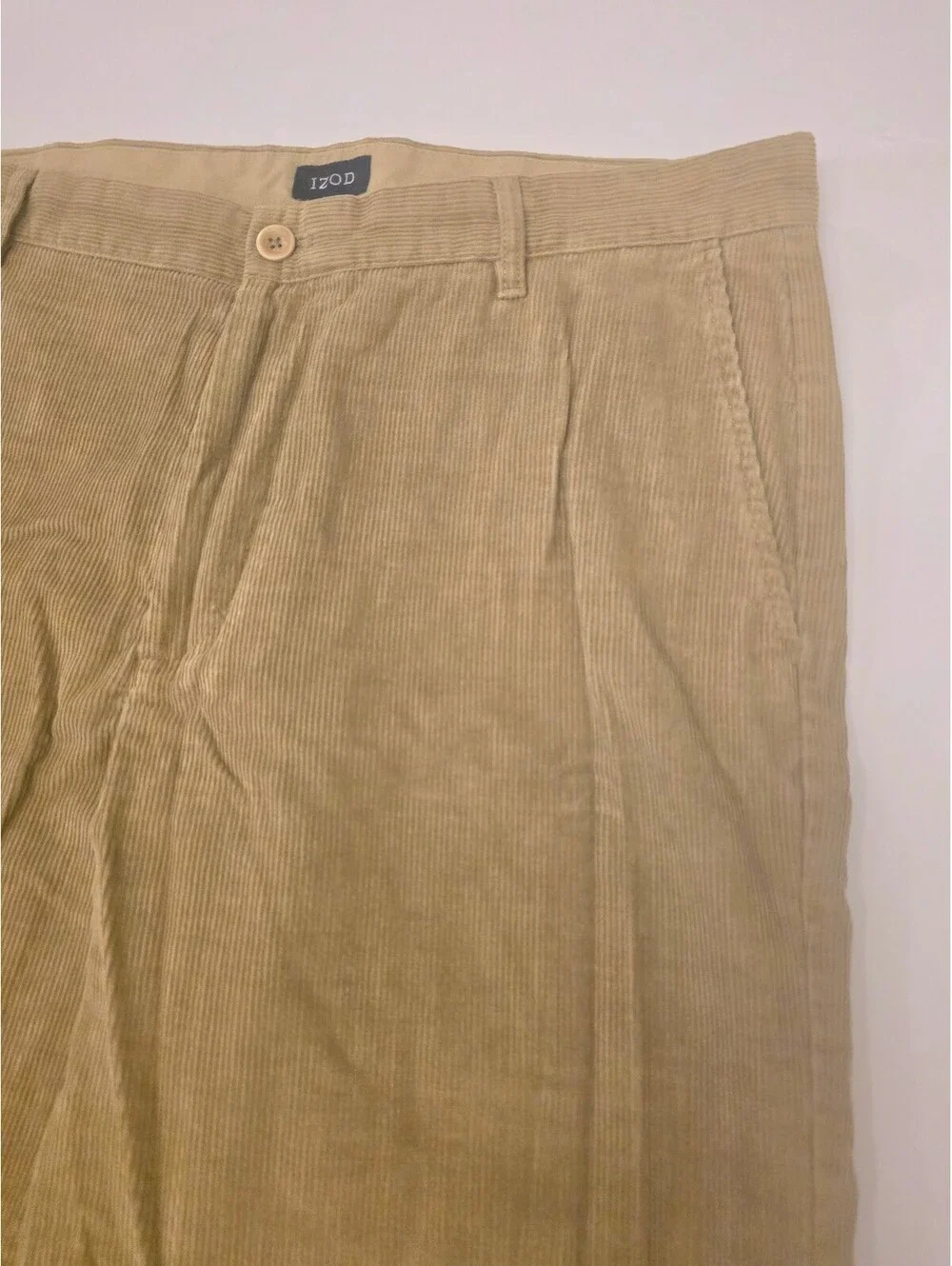 IZOD Men's Beige Corduroy Pants Size 36/34